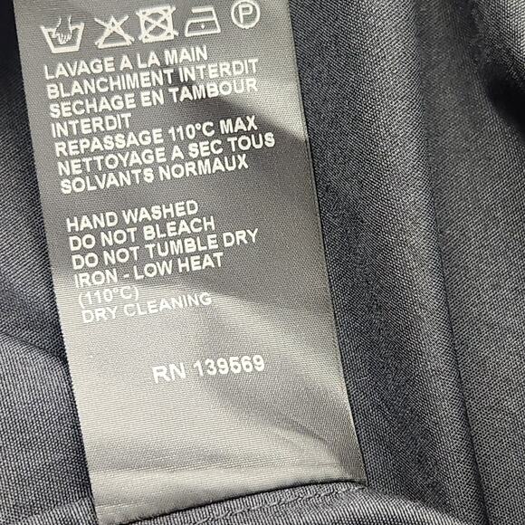 The Kooples Button Down Shirt Womens XS Black Burgundy Leopard Classic Luxe - Picture 8 of 11